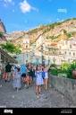 Positano, Italy - September 30, 2017: Tourists at Church of Santa ...