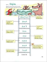 Toothsome Word Ladder Grades 4 6 Printable Skills Sheets