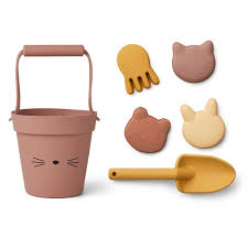 Dante Silicone Beach Set In Rose Mix By Liewood Junior Edition Plan Toys Beach Toys Cool Baby Stuff