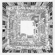 Perspective Birds Eye View Drawing Of Buildings Pin De Tracy Workman Em Difficult Simplicity Ilustracoes Grafismo Ilustracao