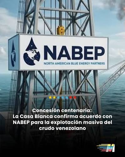 En un movimiento sin precedentes que redefine la geopolítica energética del  hemisferio occidental, la Casa Blanca confirmó este martes los detalles de  la concesión centenaria otorgada a la compañía North American Blue