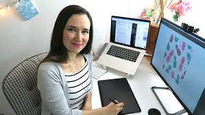 Video How To Use A Graphics Tablet With Adobe Illustrator Getting Started Guide Oksancia S Pattern Design Studio