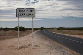 The tropic of capricorn, also called the southern tropic, is an imaginary line (a latitude circle) which indicates the southernmost point where the sun is directly overhead at noon. Tropic Of Capricorn Wikiwand