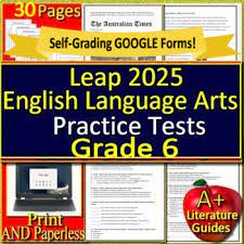 (exceptions for 4th and 8th grade students.) in rare and extreme cases, as allowed by law, the sblc may recommend to the principal that a child with other extenuating conditions be promoted. 6th Grade Leap 2025 Test Prep English Language Arts Self Grading Google Form