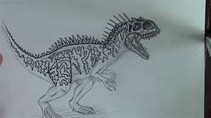 Learn how to draw indominus rex pictures using these outlines or print just for coloring. How To Draw The Indominus Rex Drone Fest