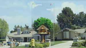 Armed with just your phone. Minecraft Earth