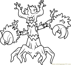 Maybe you would like to learn more about one of these? Trevenant Pokemon Coloring Page For Kids Free Pokemon Printable Coloring Pages Online For Kids Coloringpages101 Com Coloring Pages For Kids