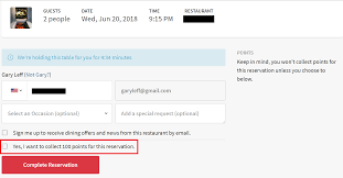 For answers to diner questions on the opentable rewards program visit our diner support page<. New Opentable Scam To Cheat You Out Of Your Points View From The Wing