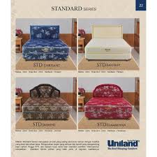 Untuk set spring bed termurah, anda bisa membeli javaland beautyland oreo hb elegance springbed, dengan harga normal rp 3.499.800 mendapat diskon 48% menjadi rp 1.785.000 saja. Promo Spring Bed Uniland Standar Series Uk 160x200 Free Bantal Guling Shopee Indonesia