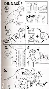 Jurassic Park Ala Ikea Instructions Jurassic Park Science Fiction Movies Sci Fi Movies