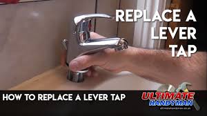 how to replace a lever tap youtube