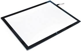 table lumineuse a3 extra plate led wafer 2 daylight rascol table lumineuse lumineux pochoir