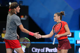 The greek is always proud to represent her country and asked recently whether she would play doubles at the event she confirmed it. Stefanos Tsitsipas Maria Sakkari Stefanos Tsitsipas And Maria Sakkari Photos Zimbio