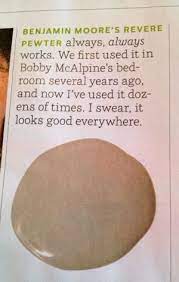 To revisit this article, select my account, thenview saved stories by hadley keller though nearly every child learned t. Benjamin Moore Antique Pewter Revere Pewter Paint Colors For Home Revere Pewter Benjamin Moore