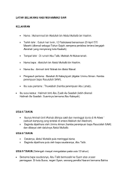 Maybe you would like to learn more about one of these? Biodata Nabi Muhammad Saw