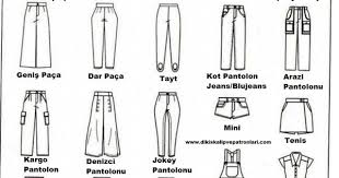 Pantolonlarin Turleri Modelleri Isimleri Cesitleri Kalip Bilgileri Pantolon Musluman Elbisesi Kumas Pantolonlar