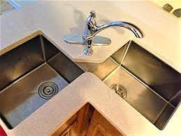 What S Good And Bad About All Types Of Kitchen Sinks Corner Sink Kitchen Corner Kitchen Sink Best Kitchen Sinks
