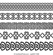 Here is how you do it. Celtic Knot Set Illustration Set Celtic Knot On A White Background Canstock