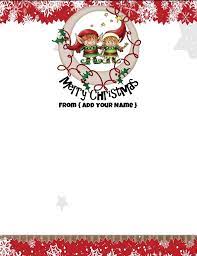 Here are some decorative and well designed printable letterheads for. Free Personalized Christmas Stationery