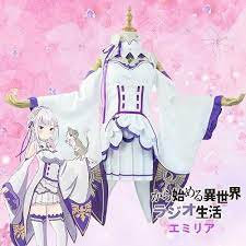 コスチューム reゼロから始める異世界生活 エミリア コスプレ衣装 cosplay服 パーティーイベント 演出 アニメ リゼロ コスチューム コスプレ 衣装 アニメ リゼロ アニメ