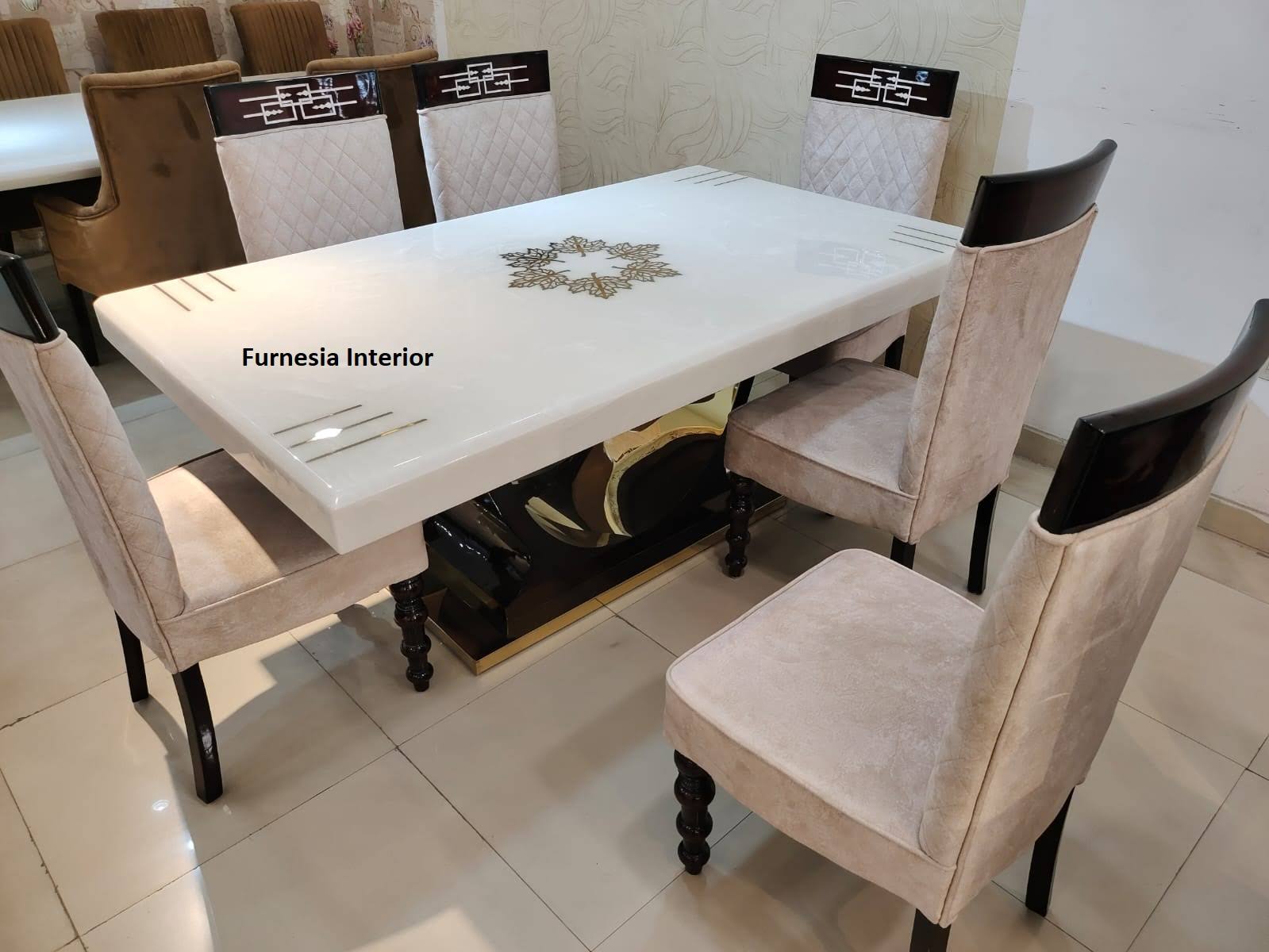 Modern Luxury Marble Top Dining Table
