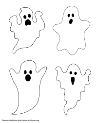 It sort of looks like the monster is eating the little kid who is inside the costume. 3 Ways To Draw A Ghost Wikihow Bricolage Halloween Halloween Templates Halloween Crafts For Kids