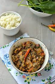 Zimbabwe Dobi Spinach Tomato With Peanut Butter Sauce African Food African Cooking Zimbabwe Food