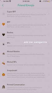 Snap Emojis Amosc Samgarrris Snapchat Friend Emojis Snap Emojis Snapchat Names