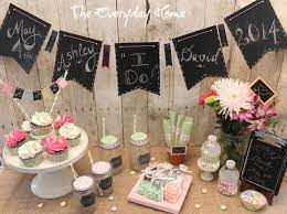Easy And Budget Friendly Bridal Shower Ideas The Everyday Home Destination Wedding Bridal Shower Ideas Bridal Shower Centerpieces Bridal Shower
