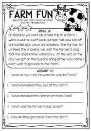 Reading Comprehension Passages First Second Grade Reading Comprehension Worksheets Teaching Reading Comprehension Reading Comprehension