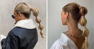 We love to see versatility. Hairstyle Trend Bubble Braid The Trendy Braid To Test For The Holidays Newspage