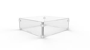 A windy night can quickly put a damper on an outdoor gathering, flame guards provide an to choose the proper wind guard size, measure your fire pit pan and add 5 inches to the overall dimension. Paramount Square Wind Guard 22 In Clear Tempered Glass Wgg Sq 001 Rona