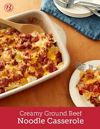 Creamy Ground Beef Noodle Casserole Recipe Noodle Casserole Ground Beef Beef And Noodles