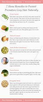 But if you really don't like the idea of having different pigmented hair until your original colour returns, here are some. 7 Home Remedies To Prevent Premature Grey Hair Naturally Greyhair Haircolor Grey Hair Early Premature Grey Hair Grey Hair Treatment