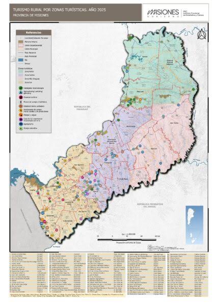 MISIONES IMPULSA EL TURISMO RURAL CON UN NUEVO MAPA QUE RE�NE 108 EXPERIENCIAS DE TODA LA PROVINCIA - Provincia de Misiones