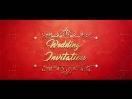 Red Royal Indian Wedding Invitation Video Save The Date Videoprix Produ Wedding Invitation Video Indian Wedding Invitations Hindu Wedding Invitations