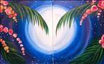 Moonlit Palm Trees - Set or Single!!