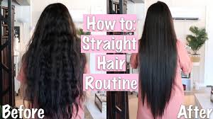 Here are the pros and cons of straight hair from madison reed. How To Straight Hair Routine Hair Straightening Before And After How I Straighten My Long Hair Youtube