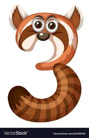 Animal Cartoon Number Three Illustration Download A Free Preview Or High Quality Adobe Illustrator Ai Eps Pdf And High Resol Cartoon Animals Cartoon Animals