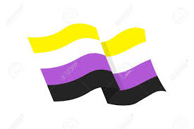 Qué significa para la definición de la sexualidad cómo surgió la bandera lgbtq según reseña el confidenciai , su aparición fue una obra del diseñador gilbert baker, quien sintió la necesidad de un símbolo que les representara. Ilustracion Del Vector De La Bandera No Binaria En El Fondo Blanco Ilustraciones Vectoriales Clip Art Vectorizado Libre De Derechos Image 88619998