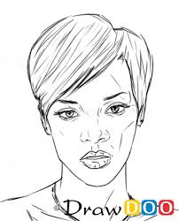How To Draw Rihanna Famous Singers Singer Art Famous Singers Drawings