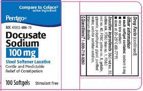 Capsule, liquid filled drug class: Ndc 45802 486 Docusate Sodium Docusate Sodium