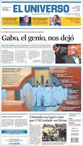 Asi Reflejan Los Diarios Argentinos Y Del Mundo La Muerte De Garcia Marquez Garcia Marquez Minutouno Com Gabo Diario Diario El Universo