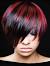 Underlayer Red And Black Hair