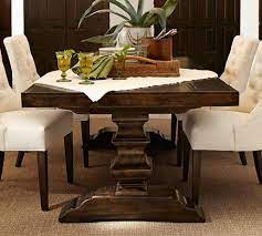 A planked tabletop of dramatic thickness creates a space of warmth for guests and family to gather around. Banks Extending Dining Table Alfresco Brown 234 325 Cm Pottery Barn Australia