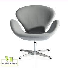 Swan Leisure Chair Modern Design Waiting Area Sofa Chair Fabric Upholestered Back And Seat Surface Cross Aluminum Base Leisure Chair Chair Couch Design