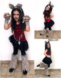 Werewolf Baby Girl Costume Halloween Diy Combined Costume Kids Cerise Hood Werewolf Costume Kids Diy Halloween Costumes Easy Wolf Halloween Costume