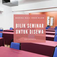 Mana nak dapat lagi tengah2 shah alam harga ni. Bilik Seminar Shah Alam Medina Hall Home Facebook