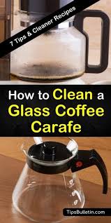 How to clean a stainless steel coffee pot (carafe) the method for how to remove coffee stains from a stainless steel coffee pot is a little different. How To Clean A Glass Coffee Carafe 7 Tips And Cleaner Recipes Coffee Carafe Clean Coffee Stain Cleaner Recipes