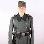 WW2 German Army Greatcoat, Overseas Cap and Equipment Set